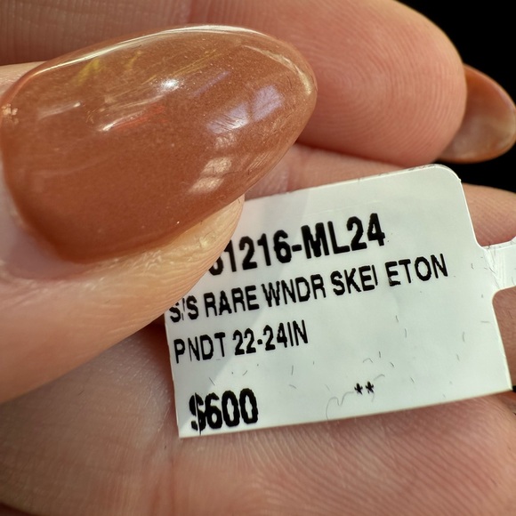 NWT Rare Wonders Silver Skeleton Pendant Necklace - Picture 5 of 9